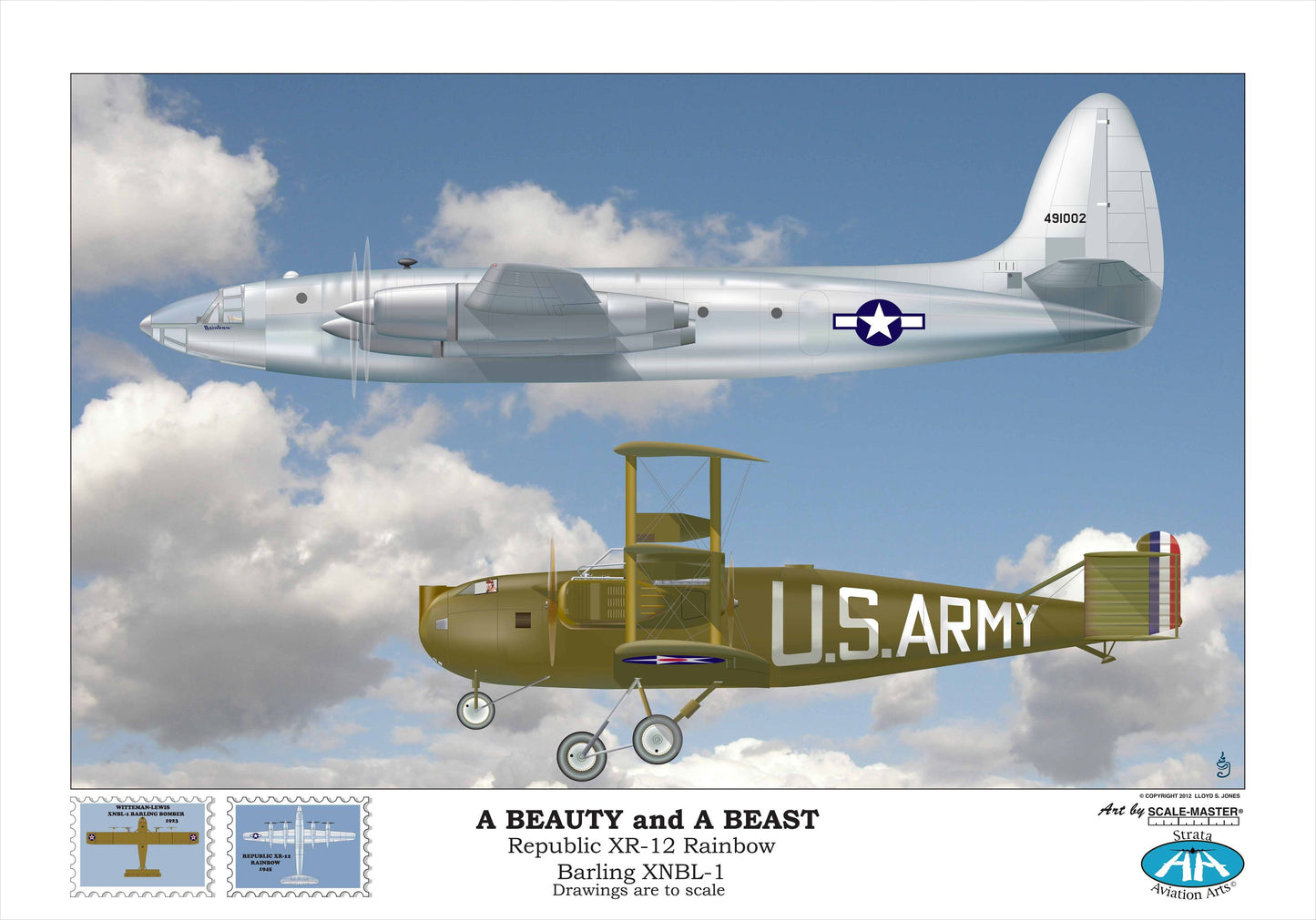 A Beauty and a Beast - Republic XR-12 Rainbow/Barling XNBL-1