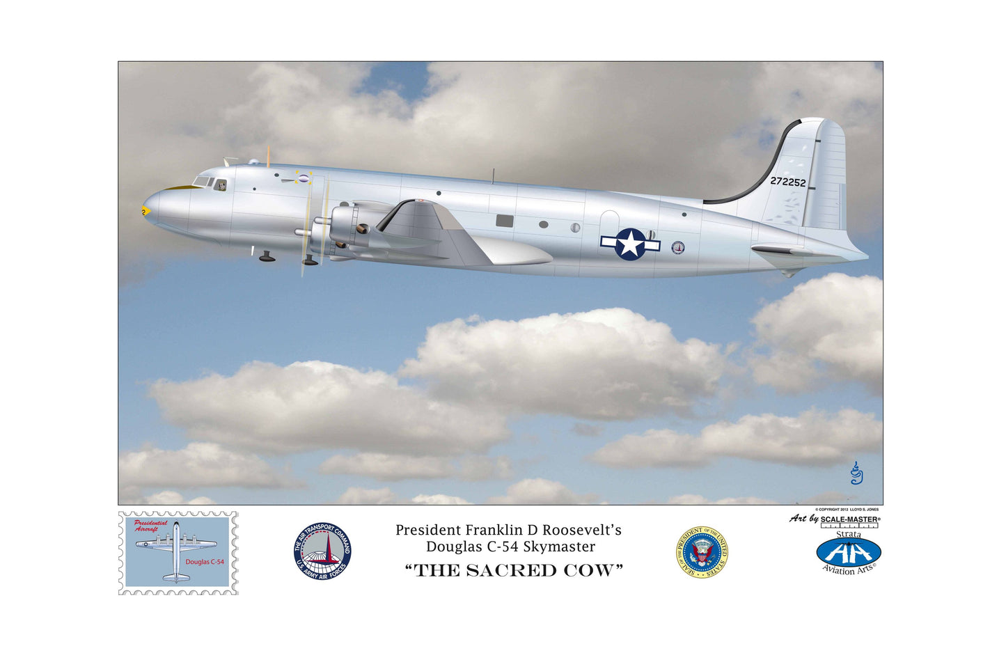 Douglas C-54 Skymaster - The "Sacred Cow" President Roosevelt