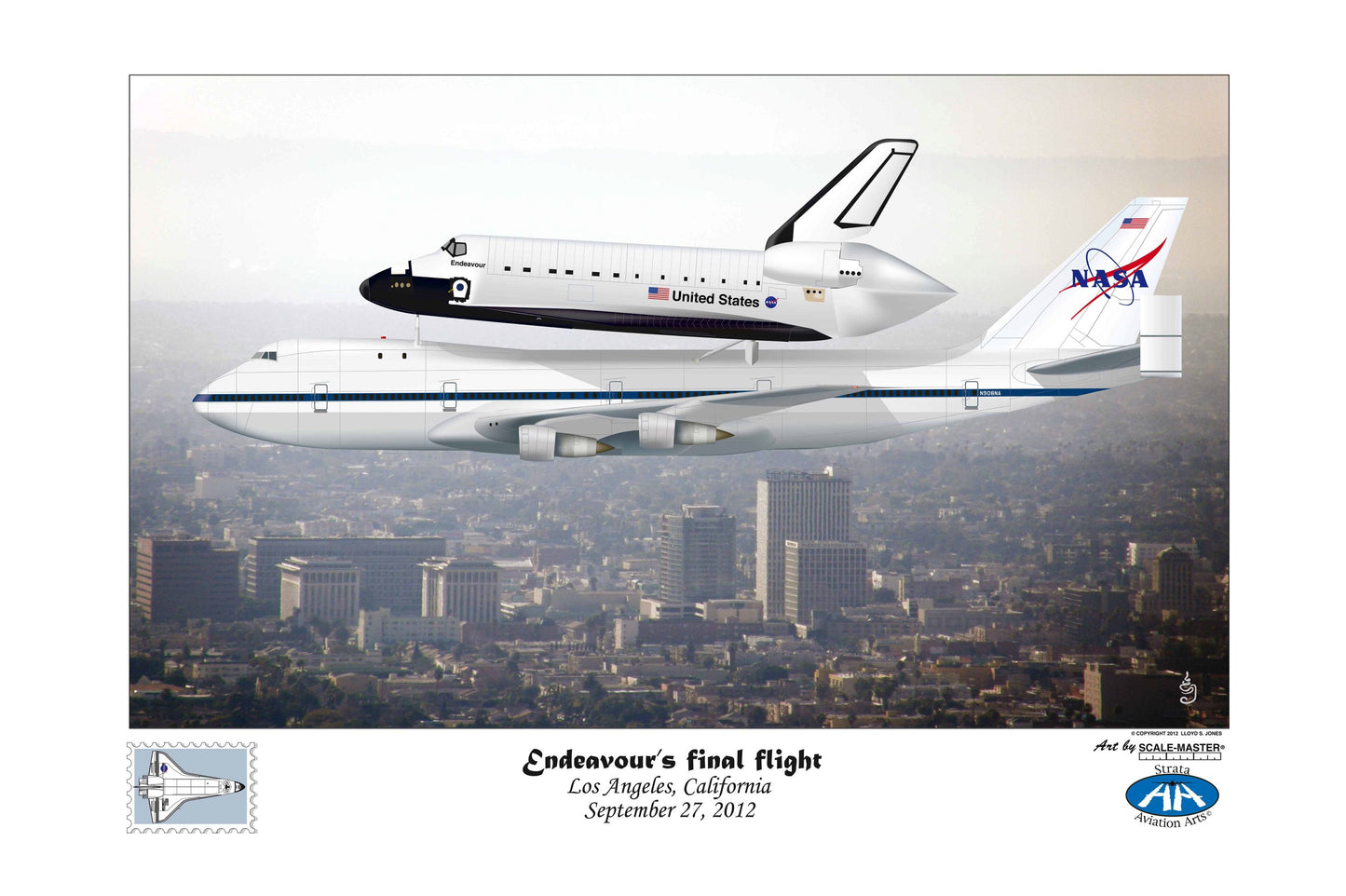 747 and Endeavour Space Shuttle