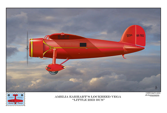 Amelia Earhart's Lockheed Vega "Little Red Bus"
