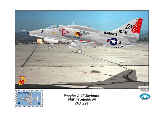 Douglas A-4F Skyhawk Marine Squadon