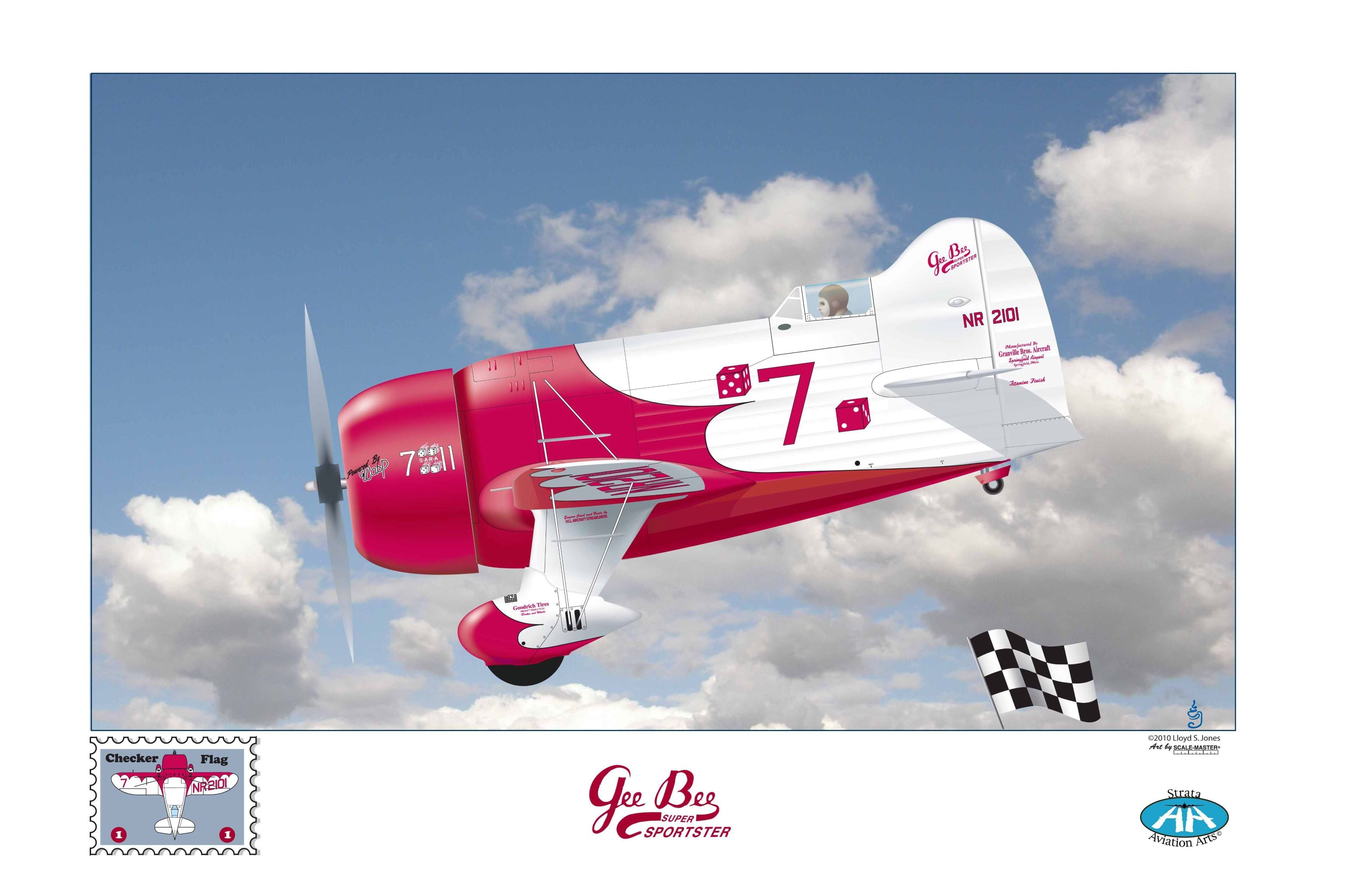 Granville Bros. Gee Bee R2 Racer – Strata Aviation Arts
